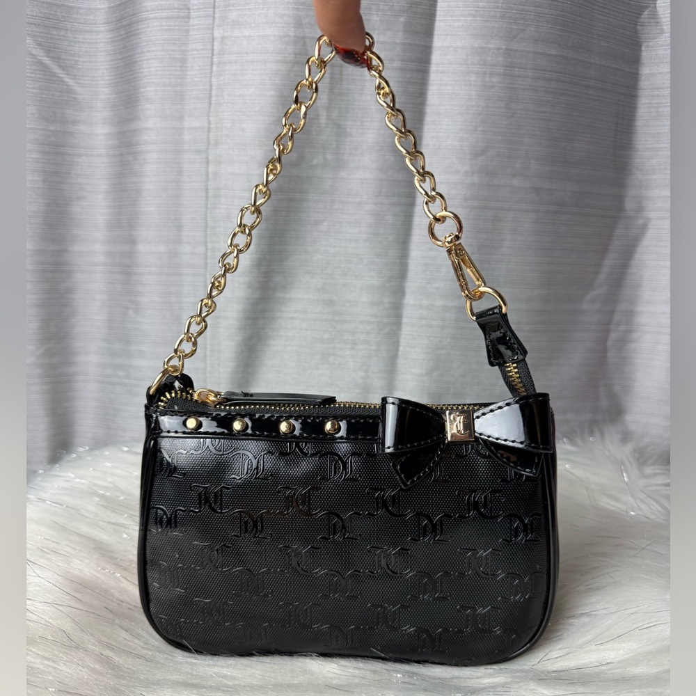 JUICY COUTURE Liquorice 4 The Girls Mini Wristlet Purse